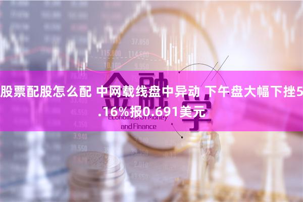 股票配股怎么配 中网载线盘中异动 下午盘大幅下挫5.16%报0.691美元